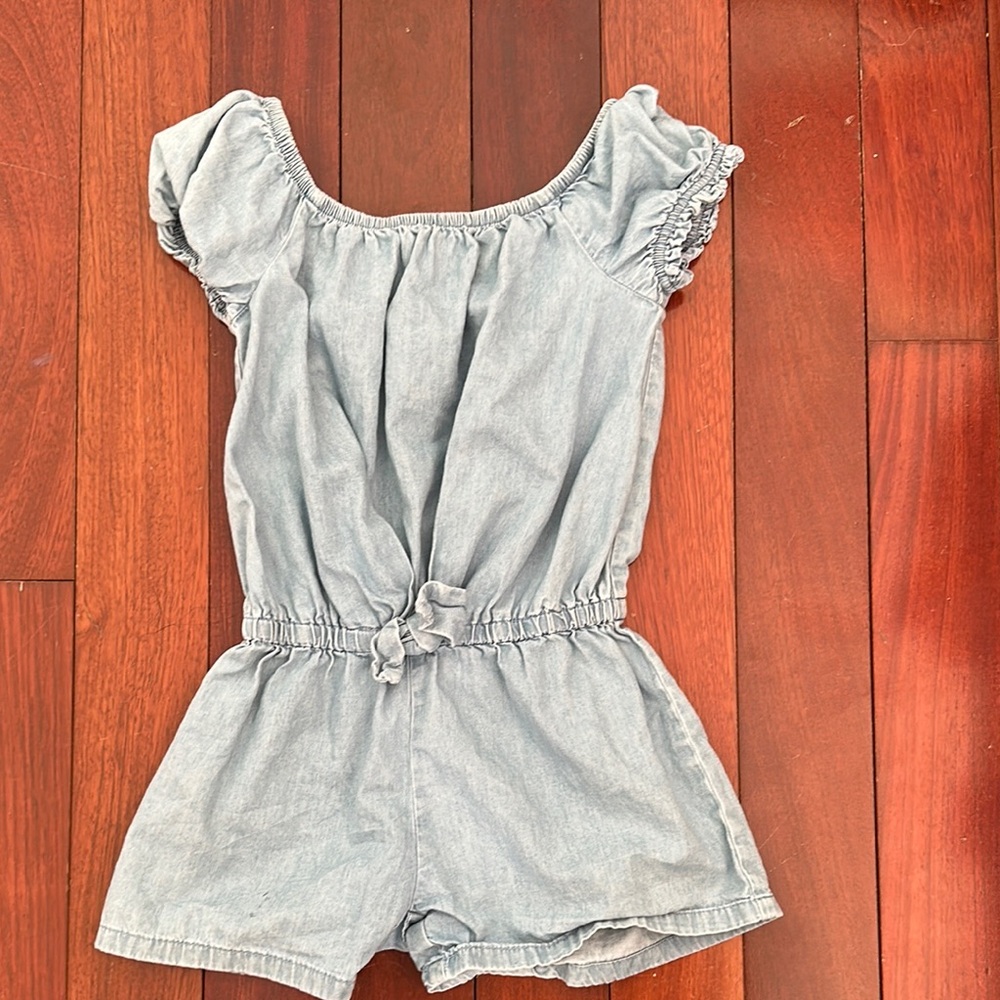 Light Blue Kids Romper